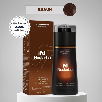 Sofort färbendes Shampoo
