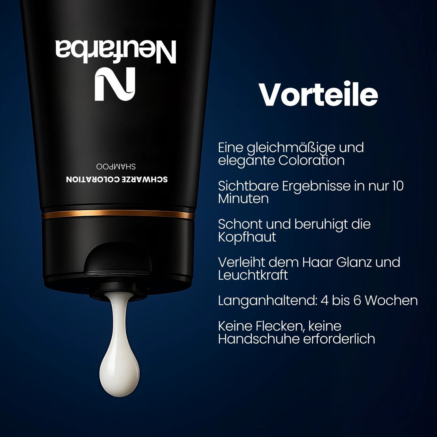 Sofort färbendes Shampoo